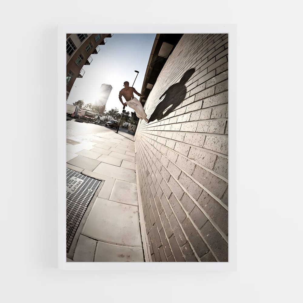 Poster Skate & Wall – affiche Parkour et freerun (vue 3)
